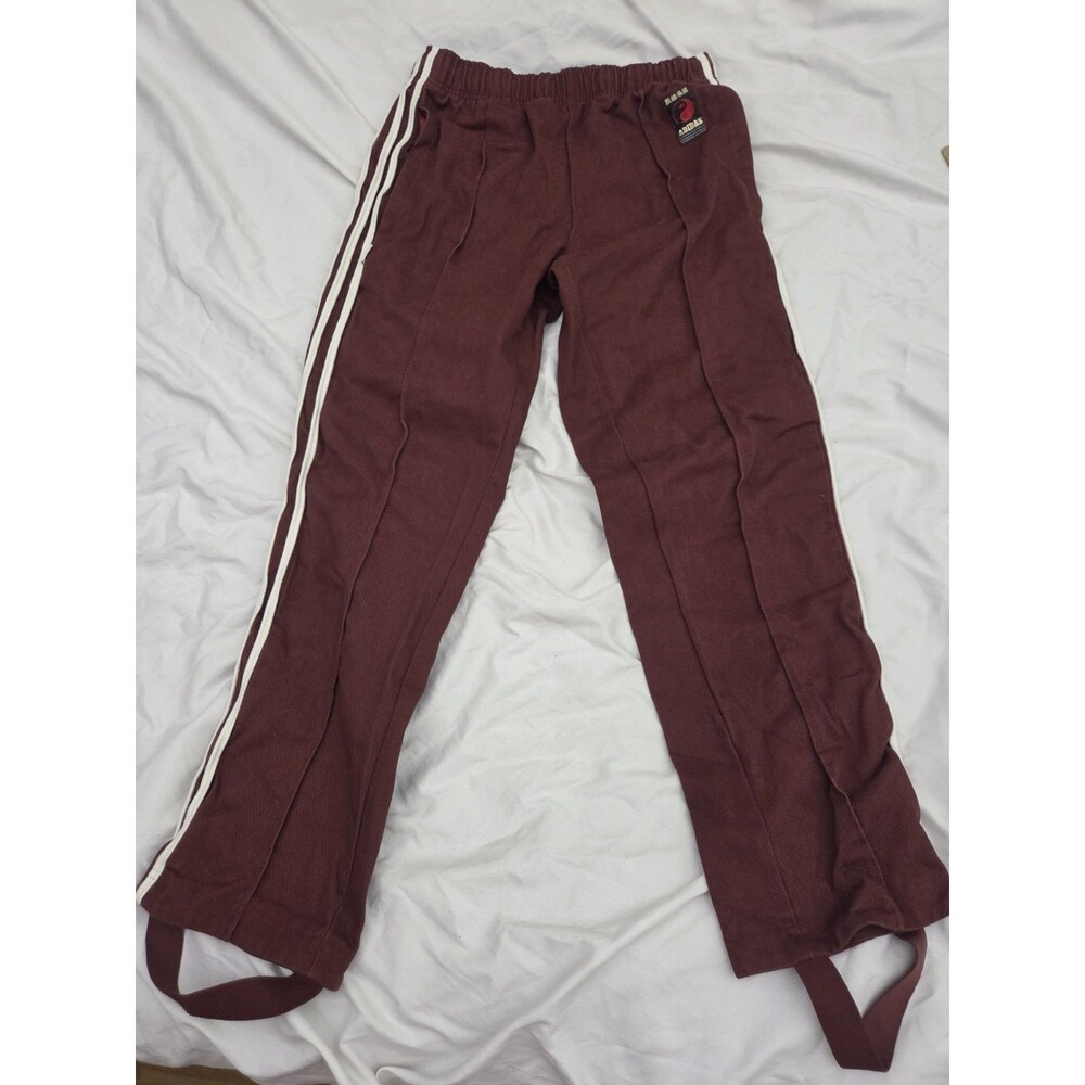 adidas CLOT Burgundy Track Pants Edison Chen Men's Medium